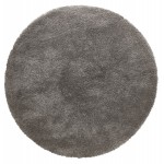 Alfombra de diseño redondo (160 cm) SABRINA (gris oscuro)