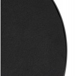 Metall rund DesignSpiegel (60,5 cm) PRISKA (schwarz)