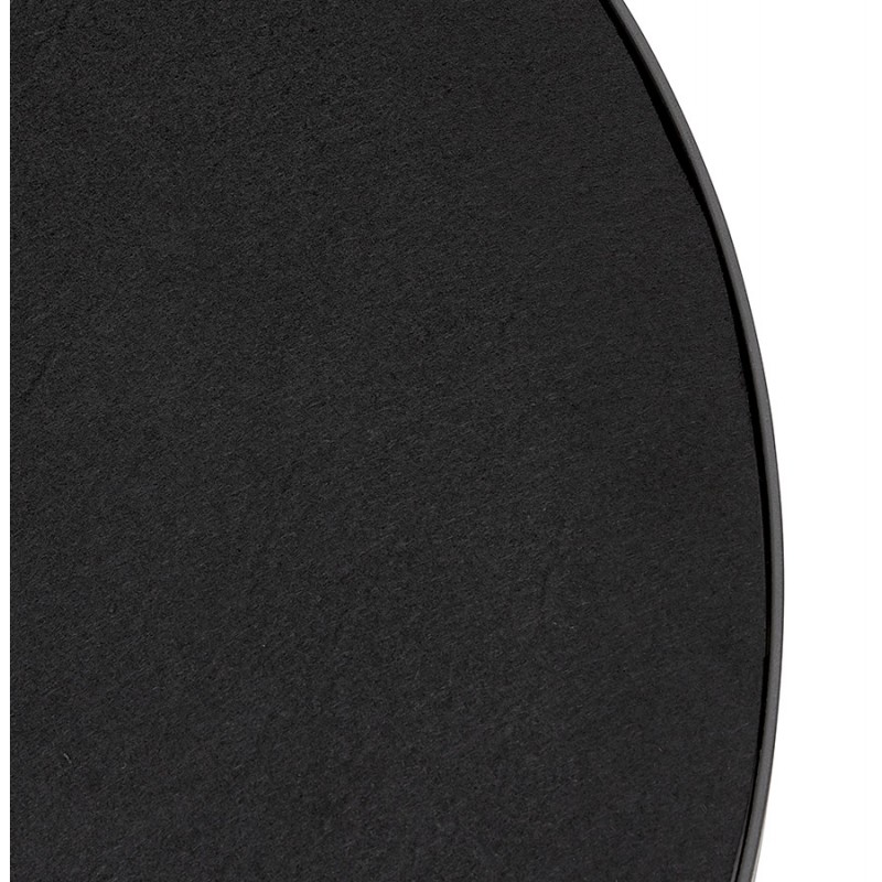 Espejo de diseño redondo metálico (60,5 cm) PRISKA (negro) - image 48602
