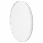 Specchio rotondo in metallo (60,5 cm) PRISKA (bianco)
