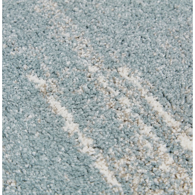 Rectangular design carpet - 160x230 cm - SHERINE (sky blue) - image 48650