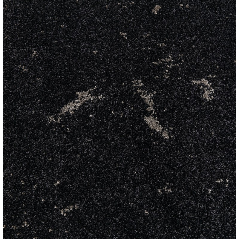 Rectangular design carpet - 160x230 cm - TAMAR (black, grey) - image 48663