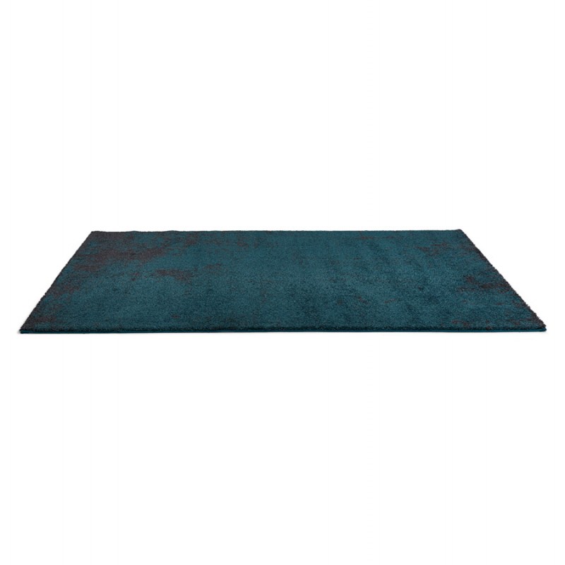 Tapis design rectangulaire - 160x230 cm - YLONA (bleu, noir) - image 48669