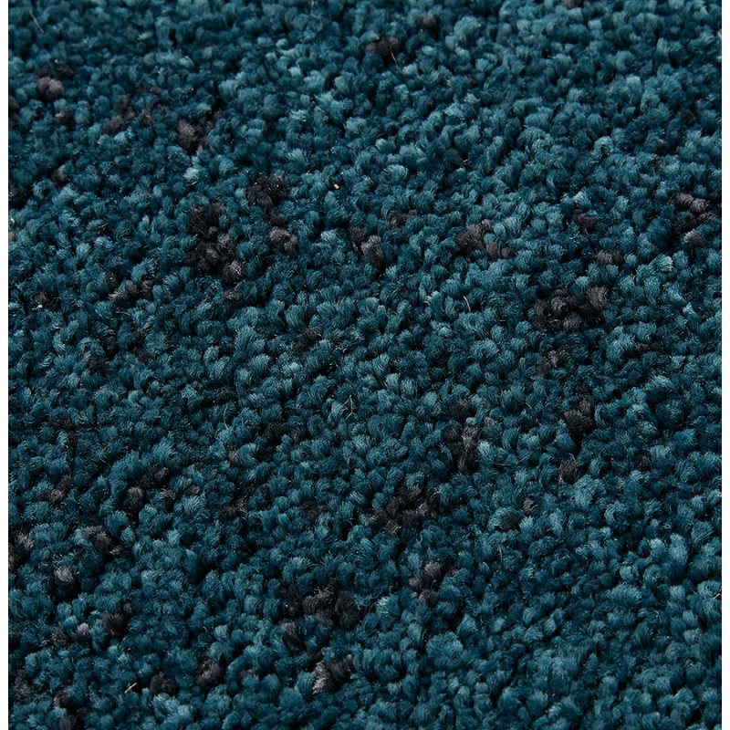Alfombra de diseño rectangular - 160x230 cm - YLONA (azul, negro) - image 48675