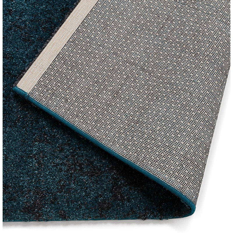 Alfombra de diseño rectangular - 160x230 cm - YLONA (azul, negro) - image 48676