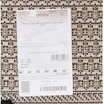 Tapis ethnique rectangulaire - 160x230 cm - PIERRETTE (noir, beige)