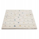 Alfombra rectangular para niños - 80x150 cm - HARISH (beige)