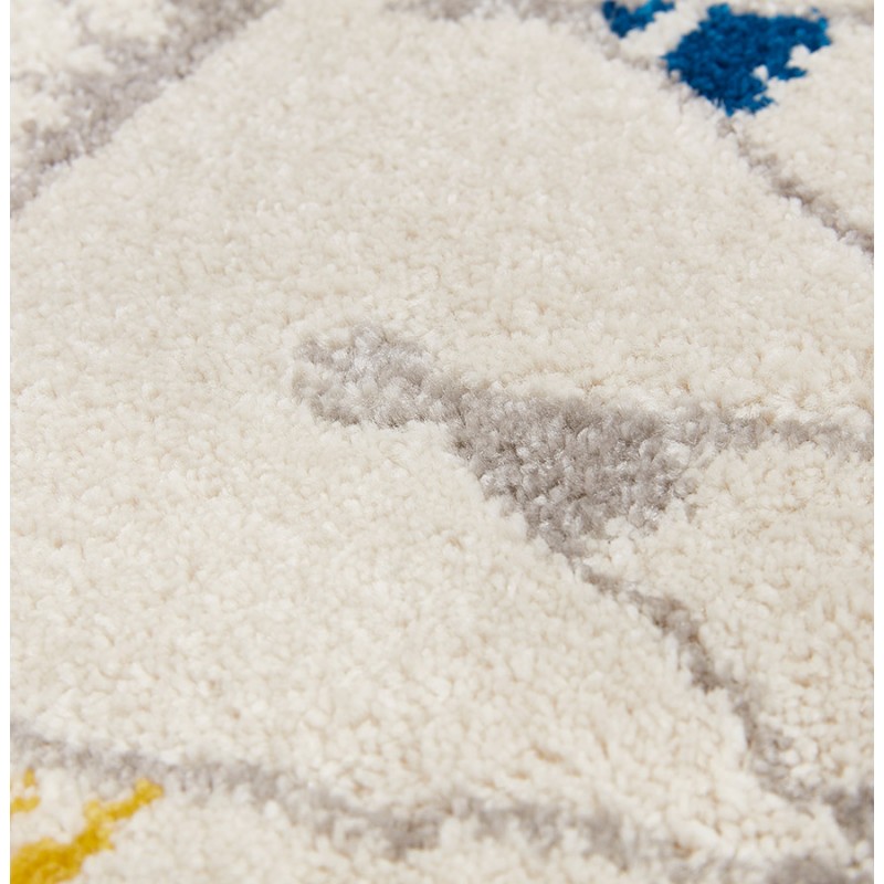 Tapis enfant rectangulaire - 80x150 cm - HARISH (beige) - image 48708