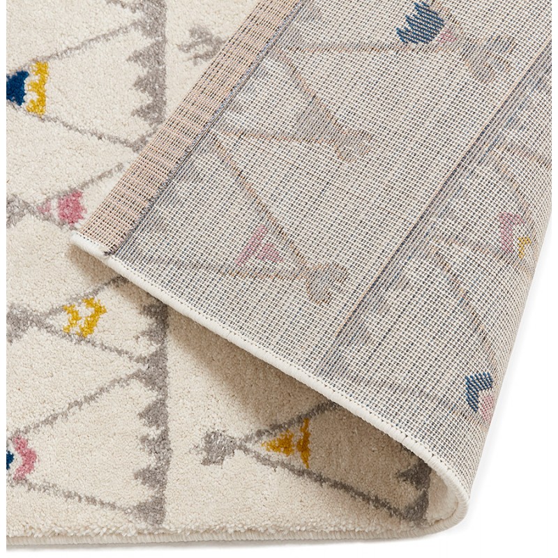Rectangular children's carpet - 80x150 cm - HARISH (beige) - image 48709