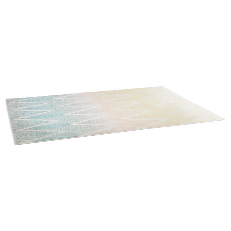 Rechteckiger Grafischer Teppich - 160x230 cm - ZIGZAG (mehrfarbig) - image 48724