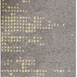Tapis design rectangulaire - 160x230 cm - YOELA (gris, jaune)