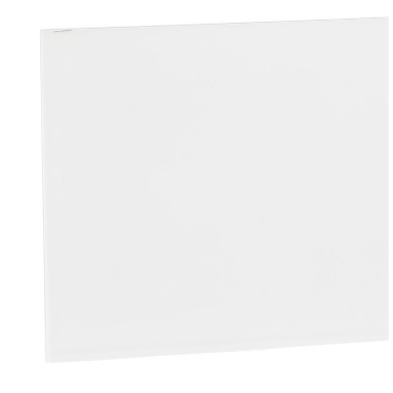 Glass and white metal design (200x100 cm) WHITNEY (white) - image 48849