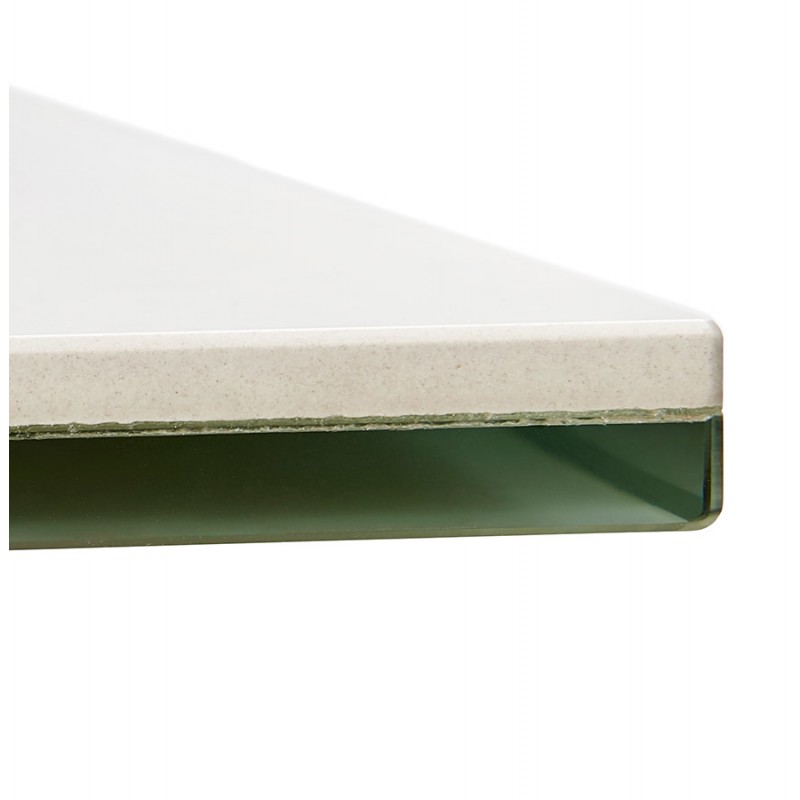 Design in ceramics and white metal (180x90 cm) FLORINA (white) - image 48862