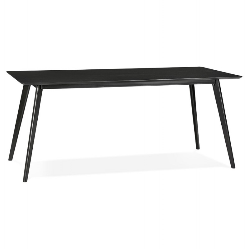 Design dining table or wooden desk (180x90 cm) ZUMBA (black)