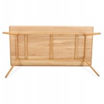 Mesa o escritorio de diseño de madera de estilo escandinavo (180x90 cm) ZUMBA (natural)