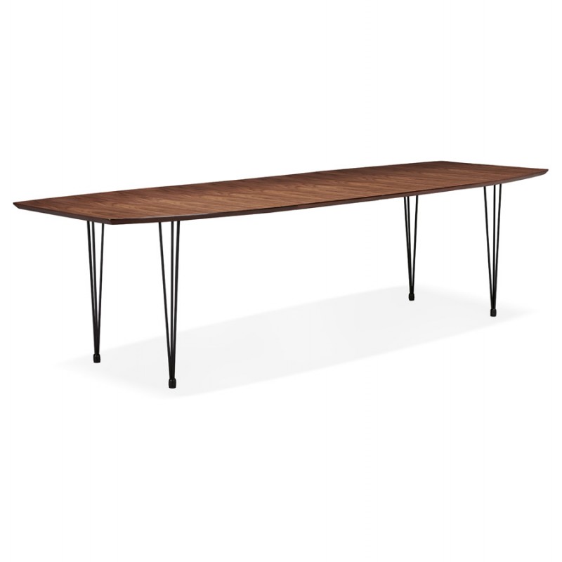 Tavolo da pranzo in legno estensibile (170/270cmx100cm) LOANA (annegamento) - image 49030