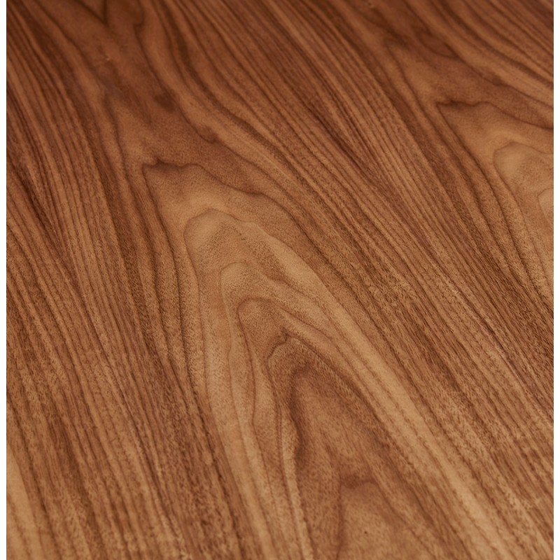 Mesa de comedor de madera extensible y pies negros (170/270cmx100cm) LOANA (ahogamiento) - image 49040