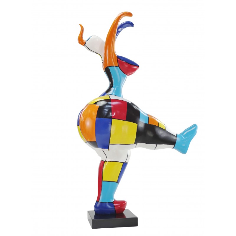 Mujer de escultura decorativa de diseño estatua resina NANA H145 cm (multicolor) - image 49146