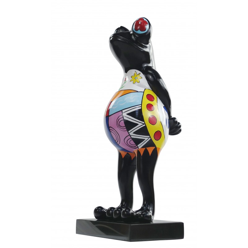 Statue design decorative sculpture frog PSYCHEDELIC resin H68 (multicolor) - image 49178