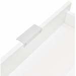 Buffet enfilade design 2 porte 3 cassetti in legno AGATHE (bianco)