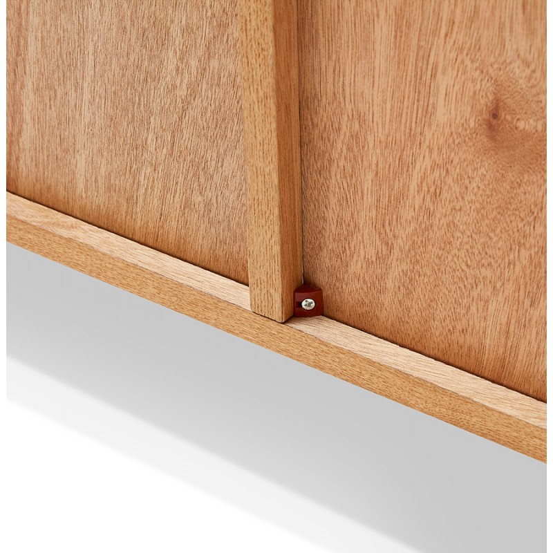 Buffet enfilade design 2 portes 3 tiroirs en bois MELINA (naturel) - image 49402