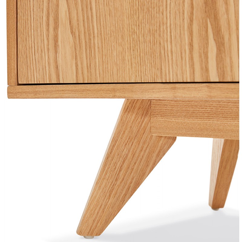 Buffet enfilade design 2 doors 3 wooden drawers MELINA (natural) - image 49405