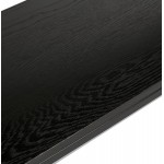 Regal Bibliothek Design-Stil industriell aus Holz und Metall AKARI (schwarz)