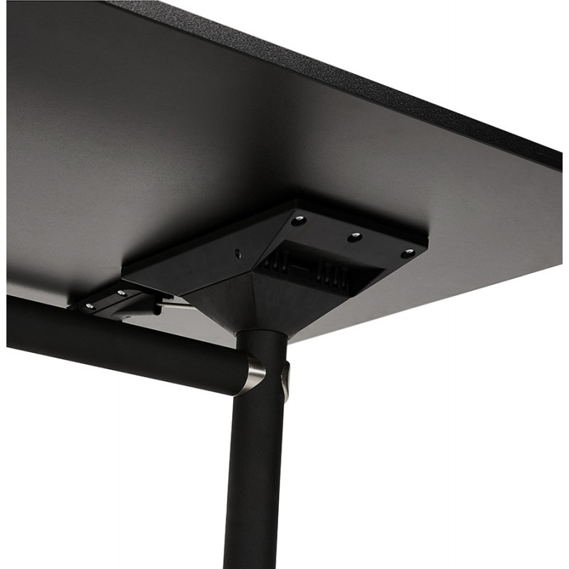 SAYA (160x80 cm) (negro) mesa de ruedas de madera - image 49495