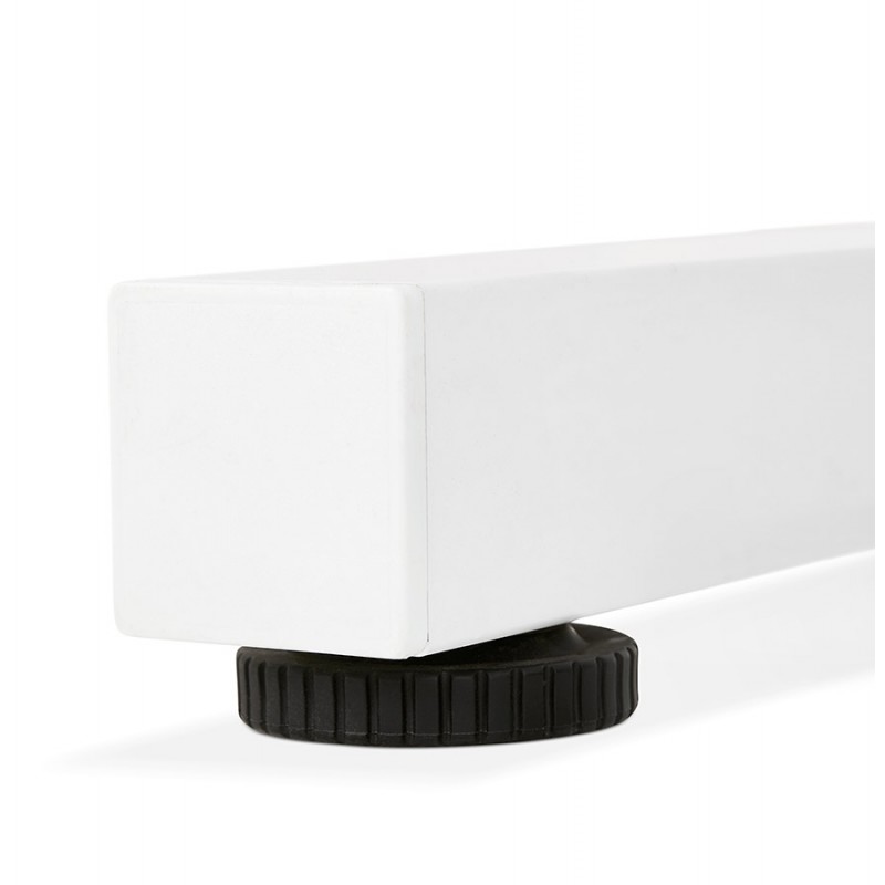 Scrivania in piedi seduta in piedi bianchi in legno NAOMIE (140x70 cm) (bianco) - image 49602