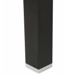 Büro BENCH Tisch moderne Holz-Tisch schwarze Füße RICARDO (160x160 cm) (schwarz)