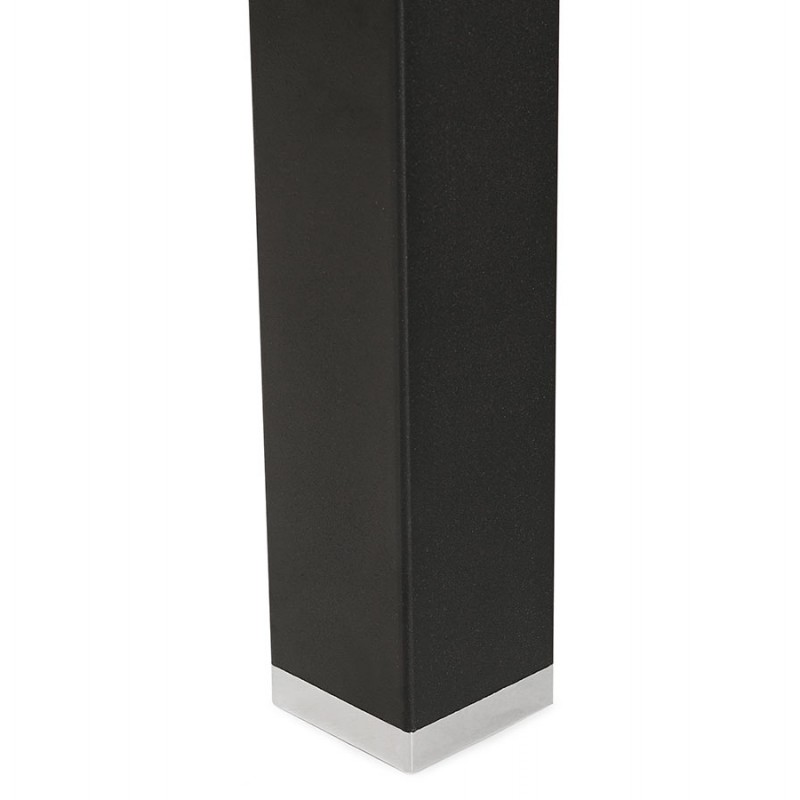 Büro BENCH Tisch moderne Holz-Tisch schwarze Füße RICARDO (160x160 cm) (schwarz) - image 49672