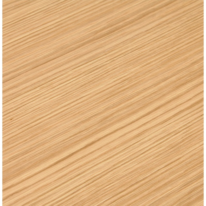 Büro BENCH Tisch moderne Holz-Tisch weiße Füße (140x140 cm) (natürlich) - image 49679