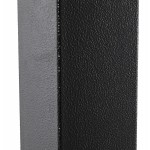 Mesa metálica rectangular RamBOU XL (75x40x88 cm) (negro)