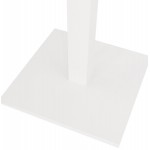 Pied de table carré en métal EMMIE (50x50x110 cm) (blanc)