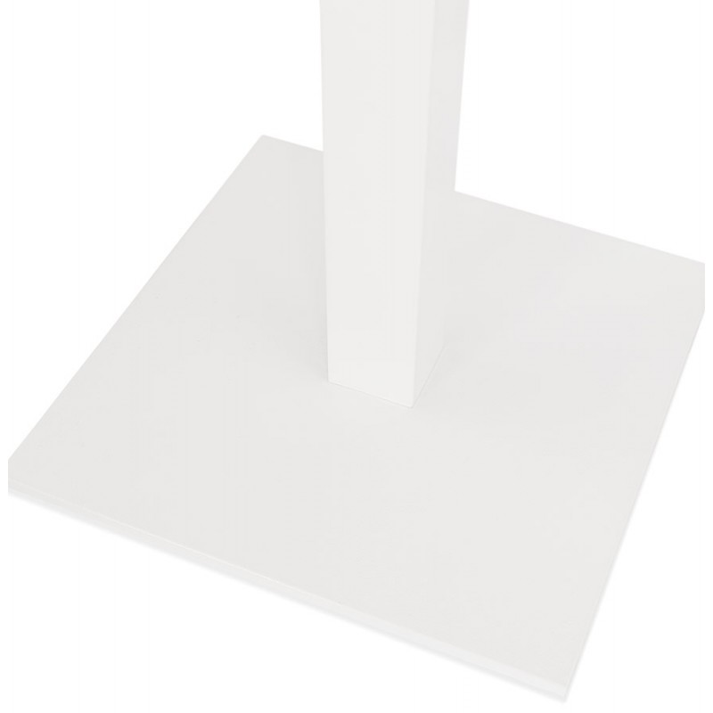 Mesa cuadrada de metal EMIE (50x50x110 cm) (blanco) - image 49940