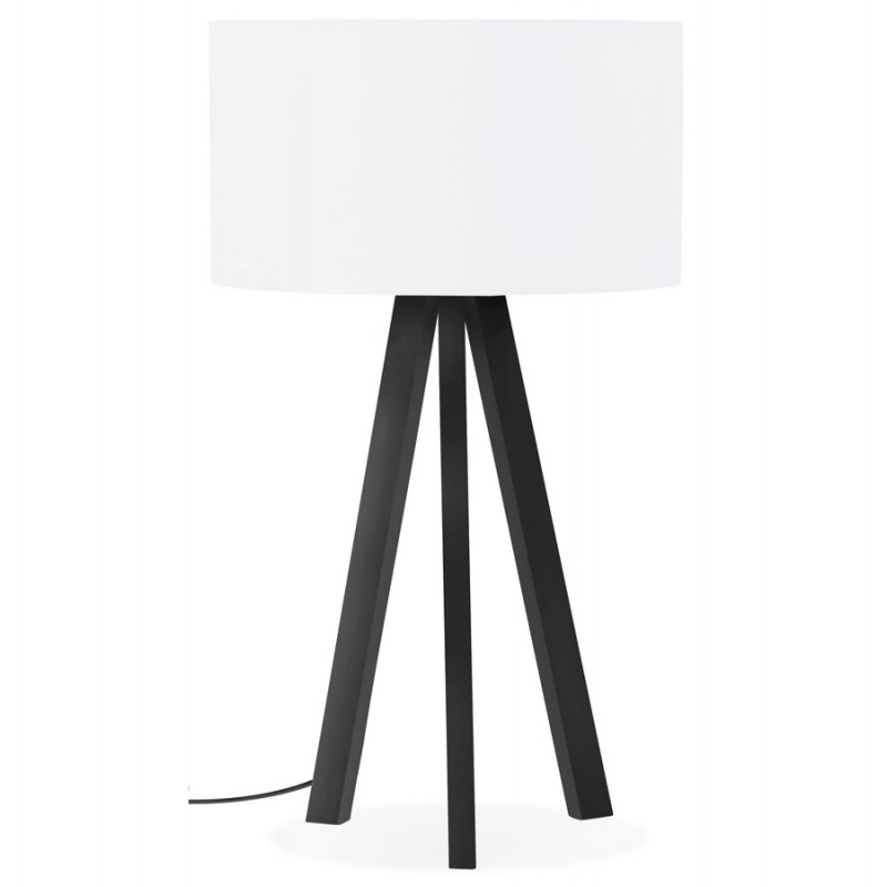 Design-Leuchte mit Lampenschirm auf stativ schwarz TRANI MINI (weiss) - image 49953