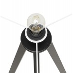 Design-Leuchte mit Lampenschirm auf stativ schwarz TRANI MINI (weiss)
