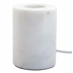 Pie de lámpara de mármol APRIL (blanco)