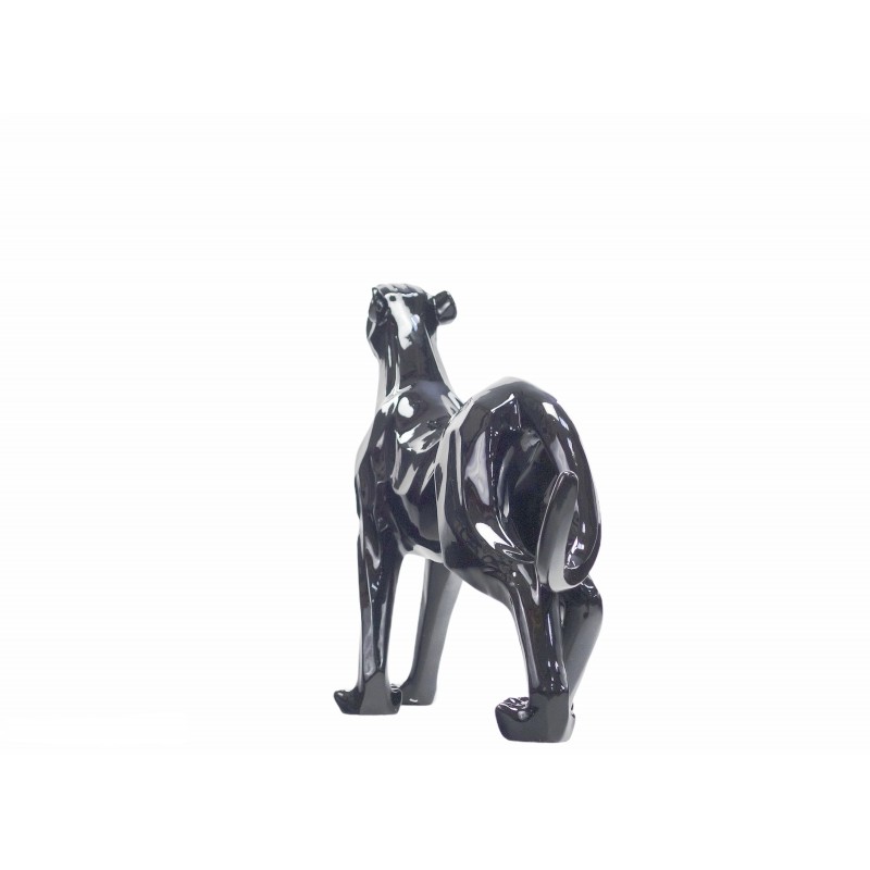 Statue design decorative sculpture Panther XL resin H65 cm (black) - image 50072
