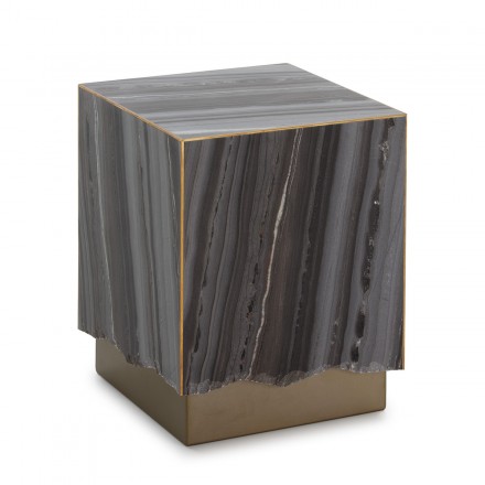 Mesa auxiliar blanca - Cube Deco: Tienda de muebles de madera maciza,  mármol y acero