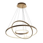 Hanging Lamp 70X70X150 Metal Golden