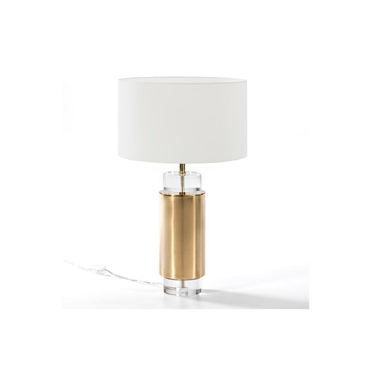 14X53 Golden Acryl/Metall Story Lampe 8099 - Tisch AMP Auf Bildschirm Ohne