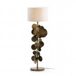Table Lamp With Lampshade 30X30X71 Metal Golden