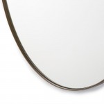Specchio 120X3X120 Vetro Metallo Dorato