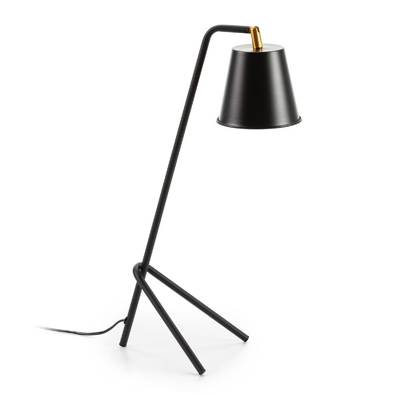 Table Lamp 30X21X55 Metal Black Golden - image 52522