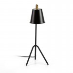 Table Lamp 30X21X55 Metal Black Golden