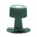 Table Lamp With Lampshade 25X25X38 Fabric Green