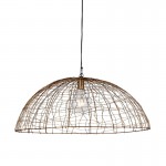 Hanging Lamp 80X80X32 Wire Golden