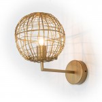 Wall Lamp 20X32X29 Wire Metal Golden