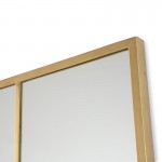 Mirror 100X3X150 Glass Metal Golden